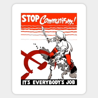 Stop Communism! Sticker